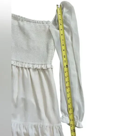 Aritzia Wilfred Tempest Dress in Light Birch size small - Picture 11 of 14